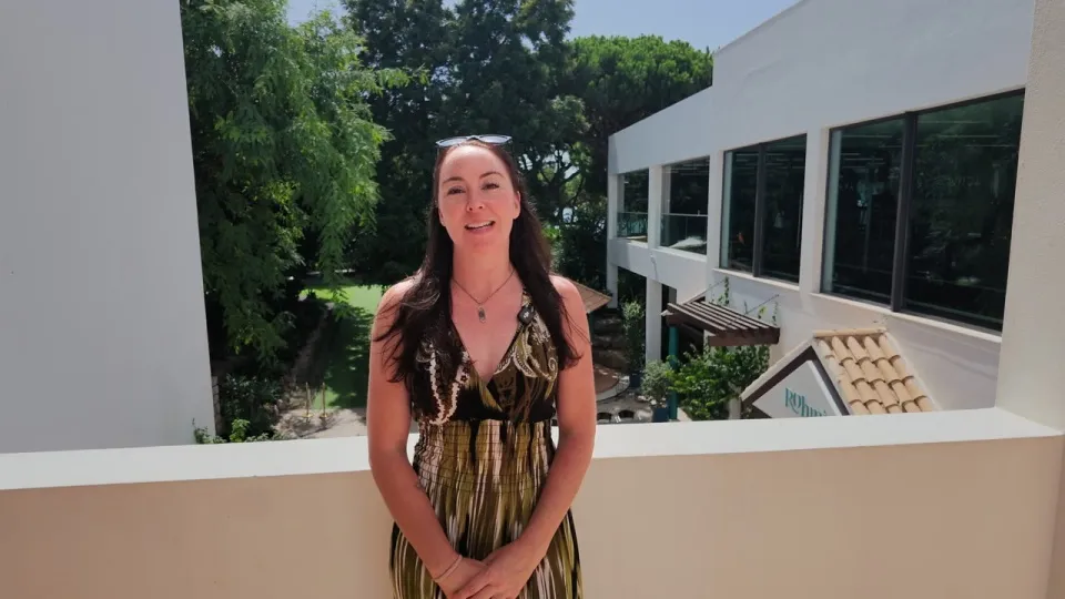 Rebecca Murphy on camera